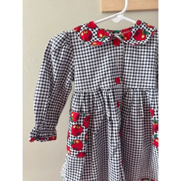 12m. Vintage Apple dress - Picture 3 of 4